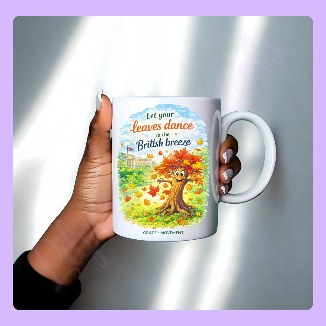 Nature inspired motivational quote mug