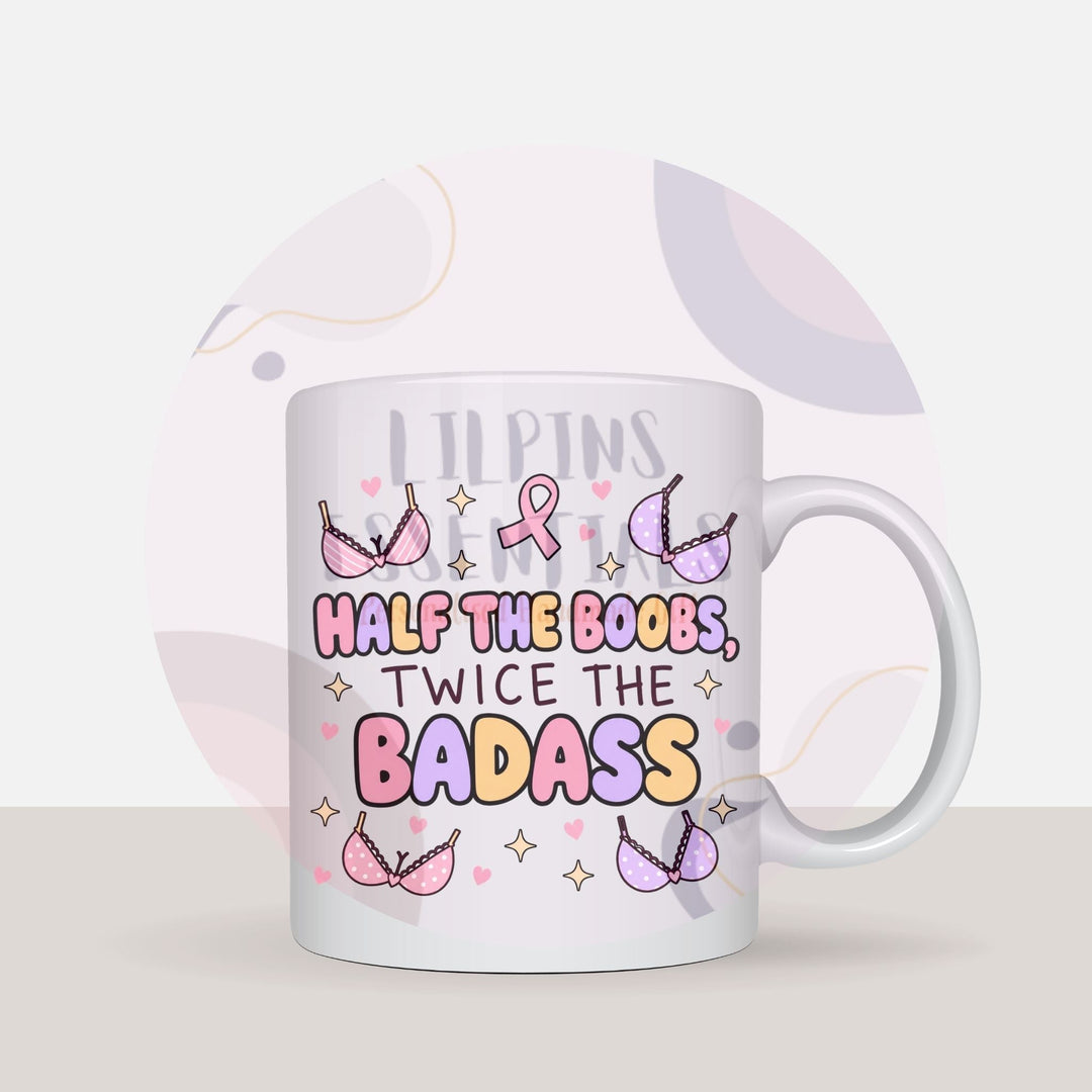 Funny breast cancer awareness gift mug