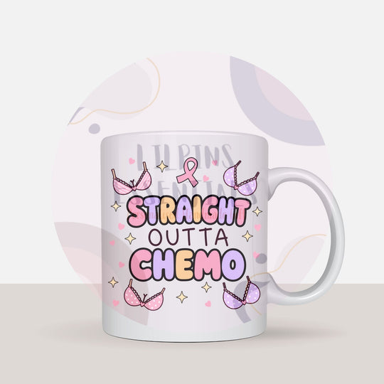 Funny cancer awareness mug with bold wording