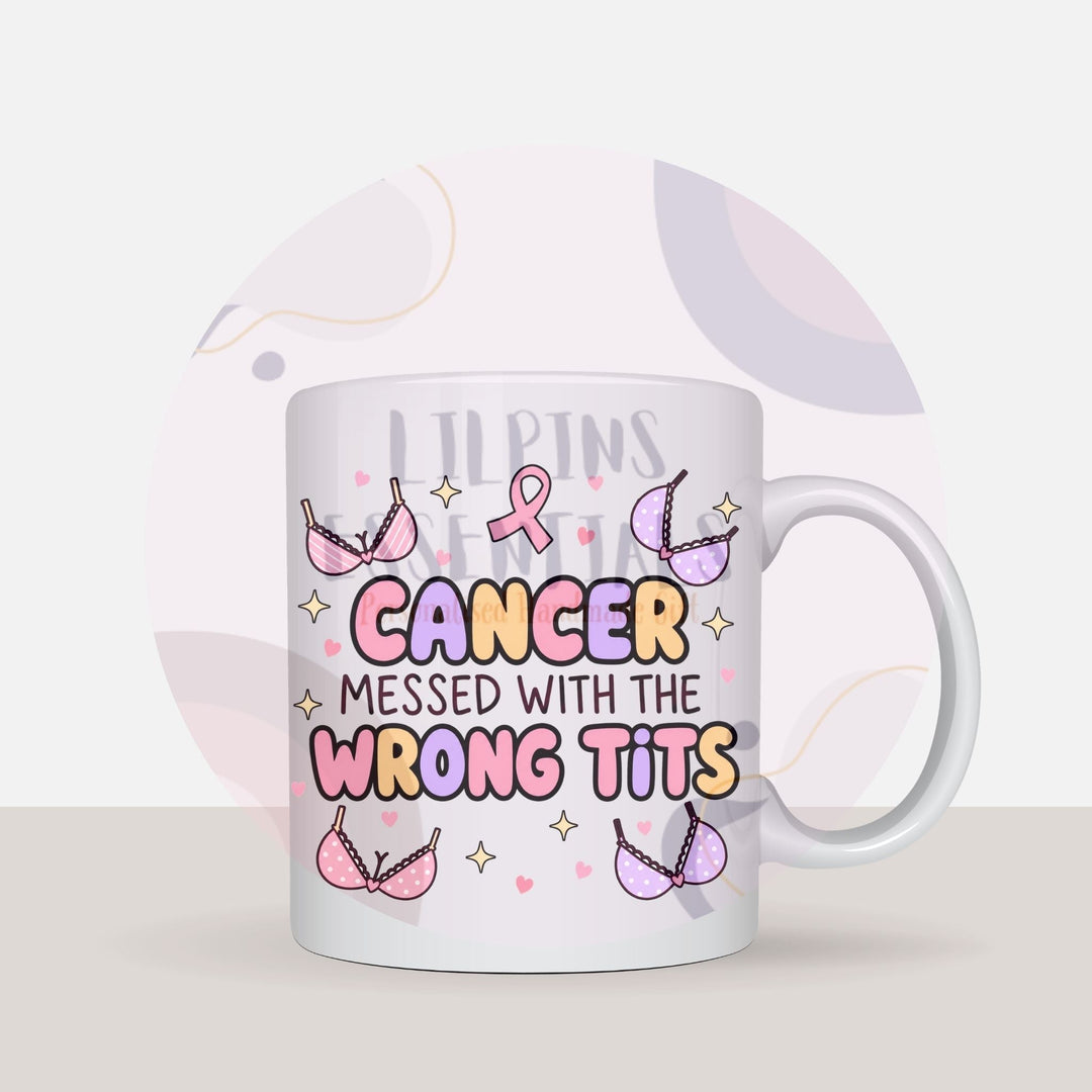 Strong Survivor breast cancer mug design