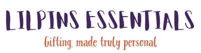 Lilpins Essentials brand logo for custom mugs and tumblers