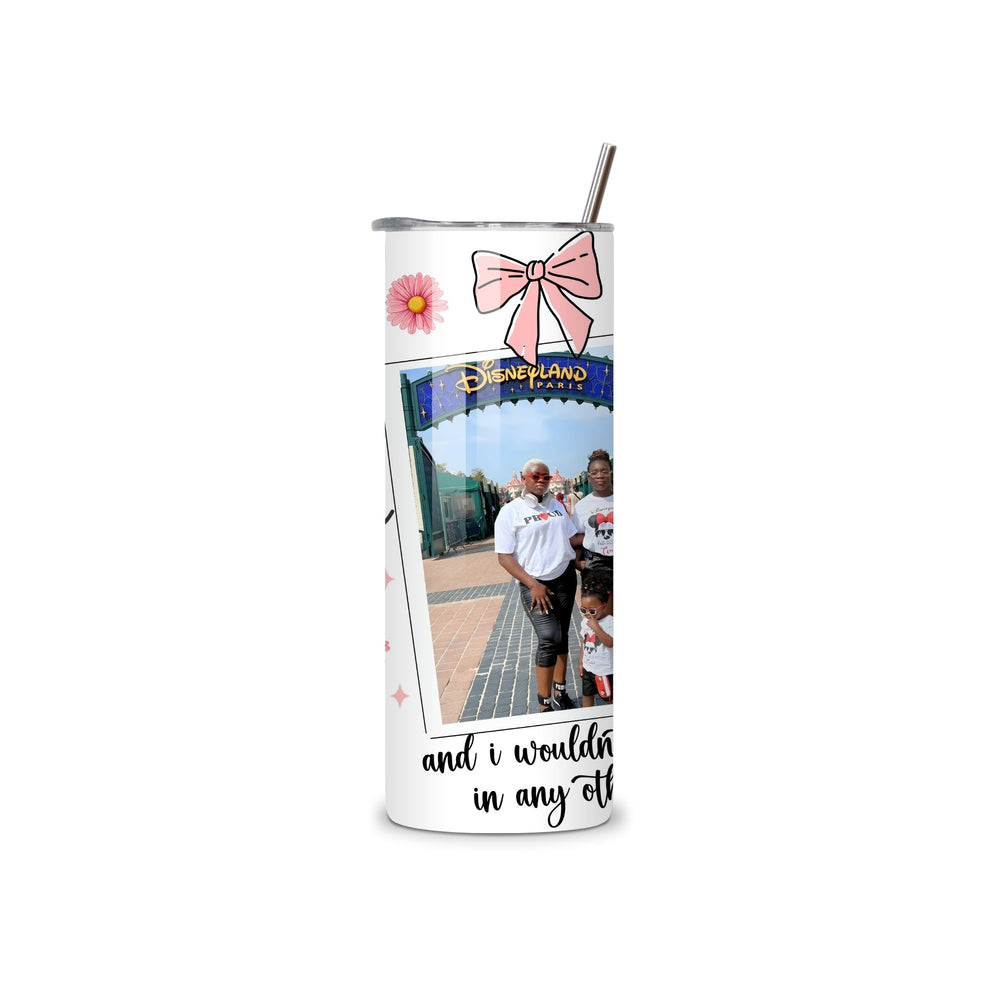 Personalised 20oz photo tumbler with custom picture