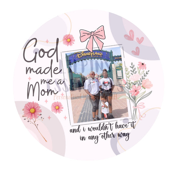 Personalised photo tumbler with lid and straw