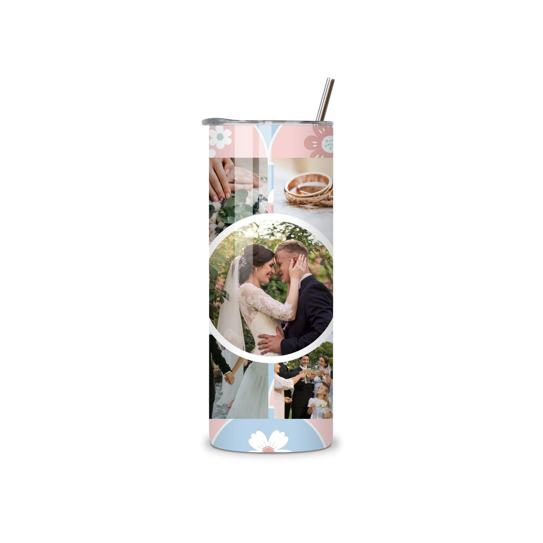 Personalised 11 photo collage 20oz tumbler