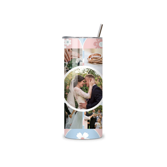 Personalised 11 photo collage 20oz tumbler