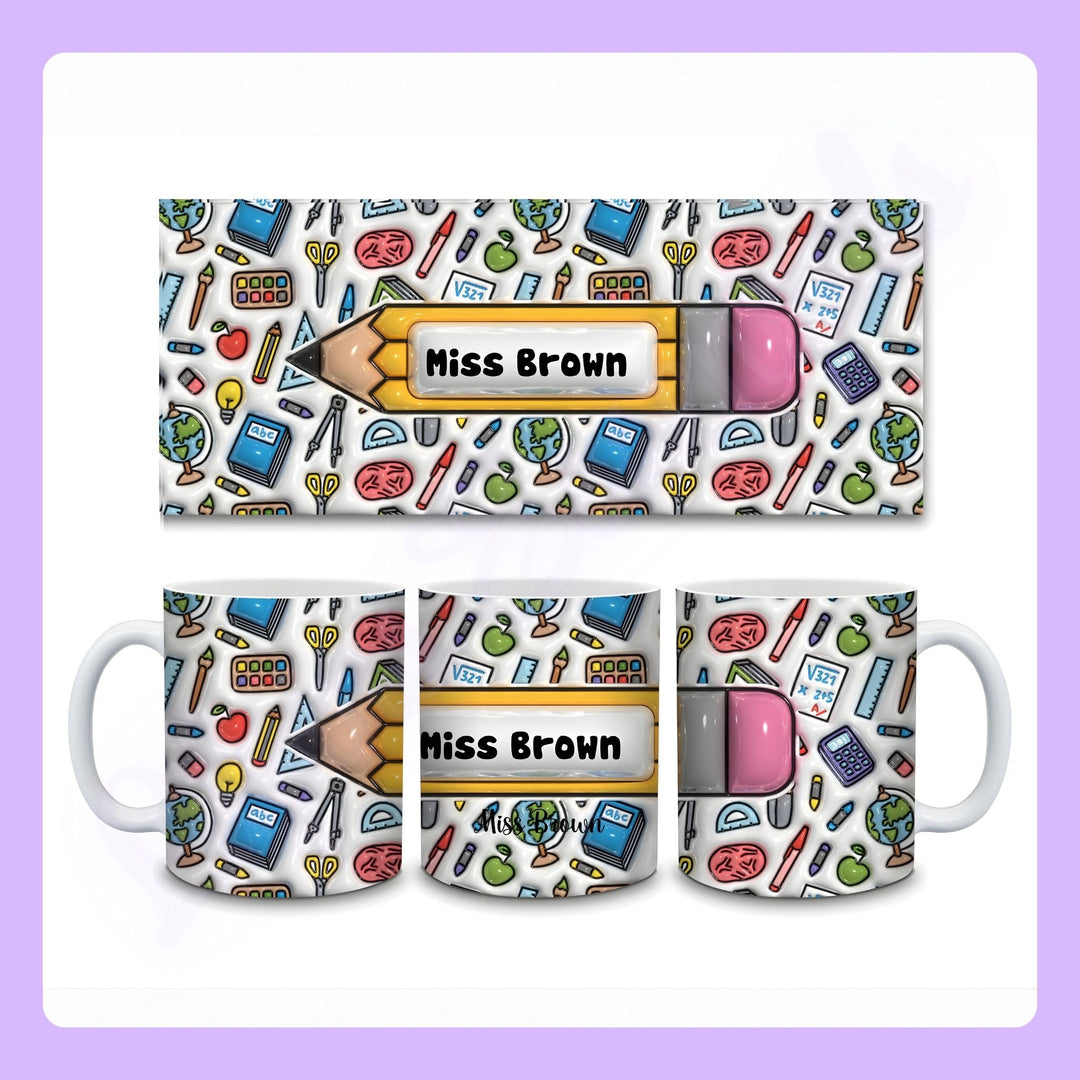 Personalised teacher mug for end of term gift