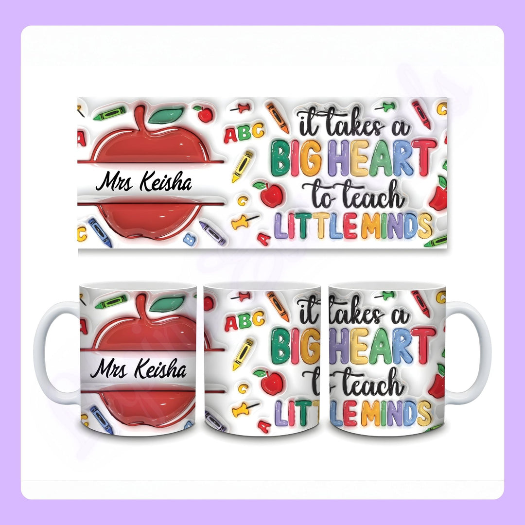 11oz personalised ceramic teacher mug
