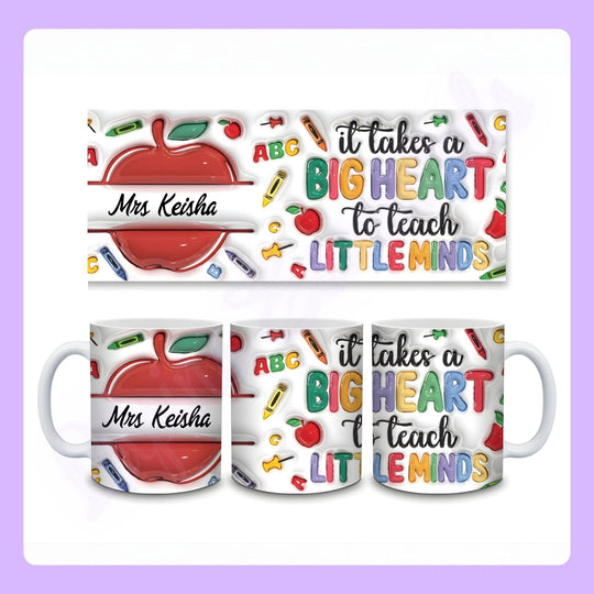 11oz personalised ceramic teacher mug