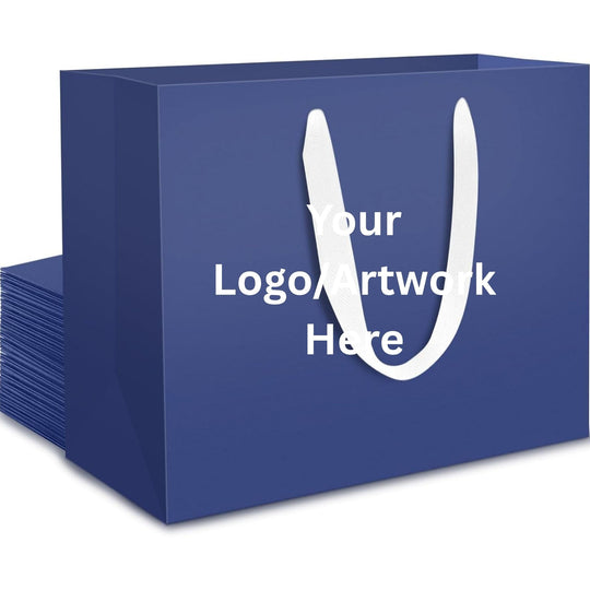 Branded paper gift bag for boutiques, events and customer orders