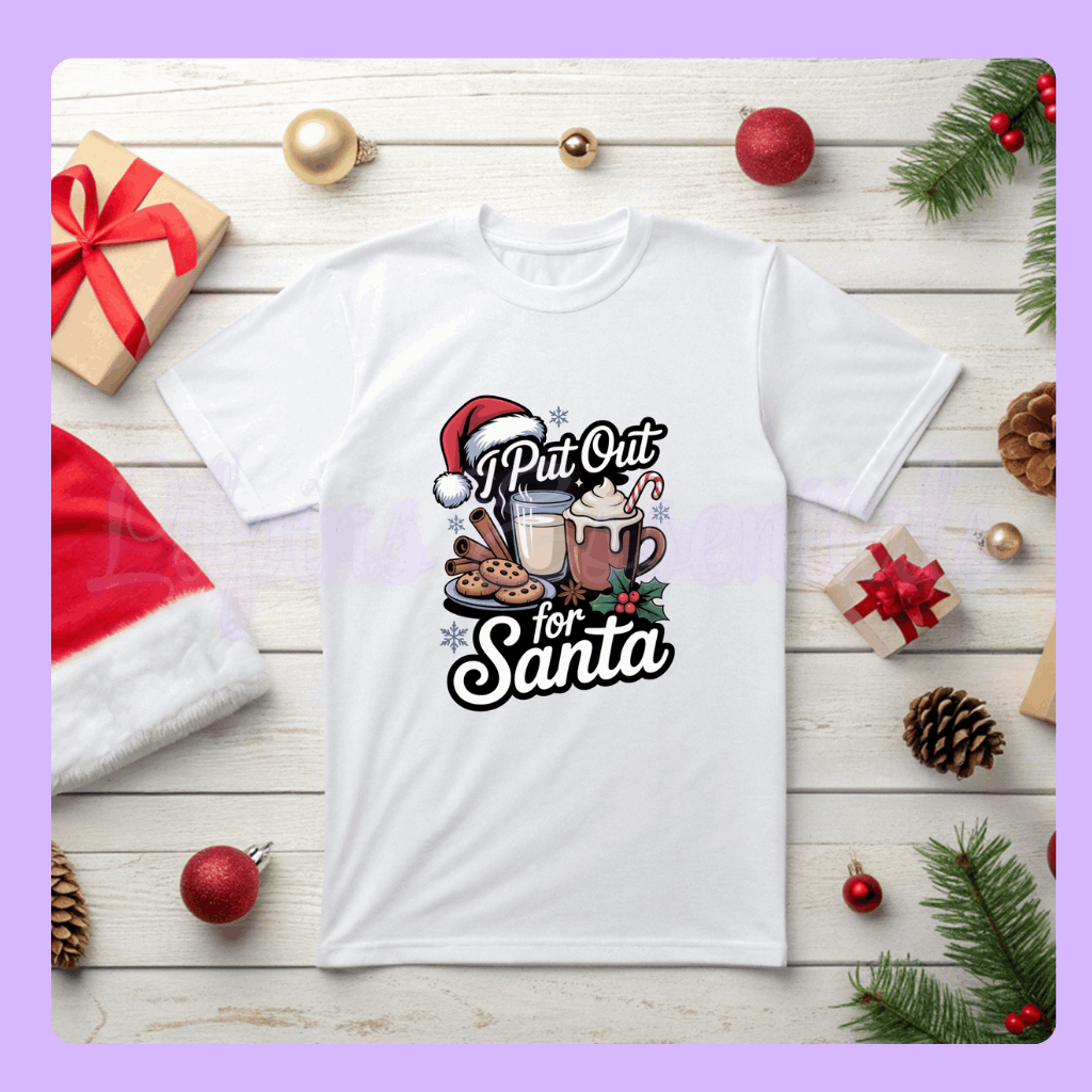 Personalised Christmas T-shirt with custom name design