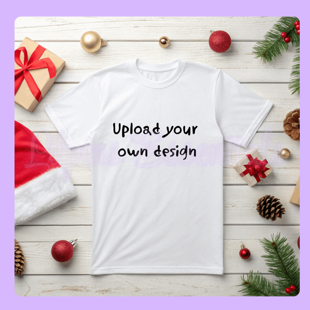 Personalised Christmas T-shirt festive gift