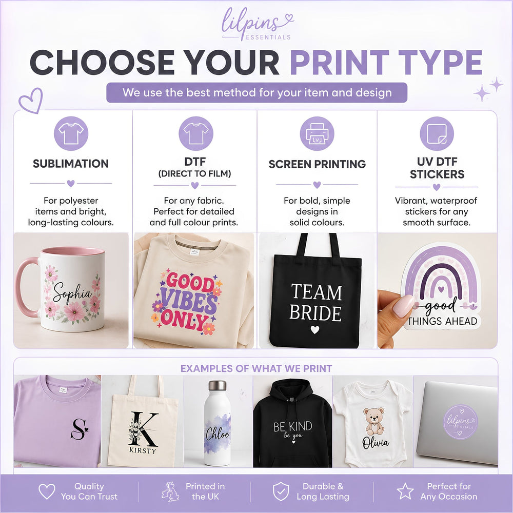 Custom printing service for customer-supplied items